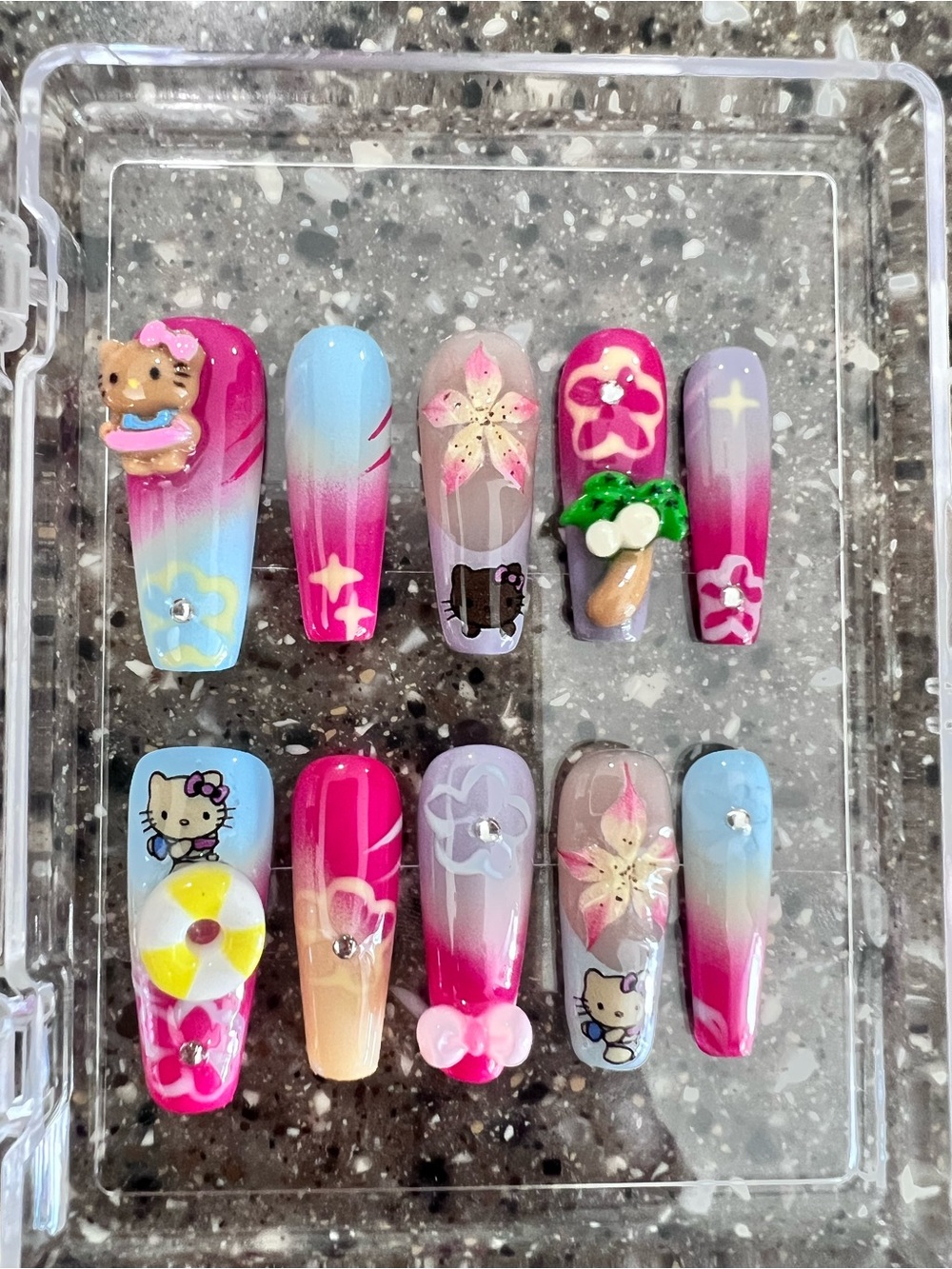 Hello Kitty 3D Press-On Nail Sets - YOU PICK - Picture 8 of 9